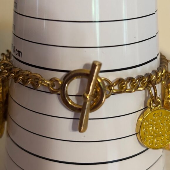 Beautiful Coach Charm Bracelet with 11 Charms and Coach Pouch - 7 inches - Picture 8 of 16